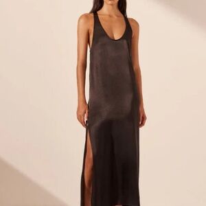 Shona Joy Nora Twist Back Midi Dress